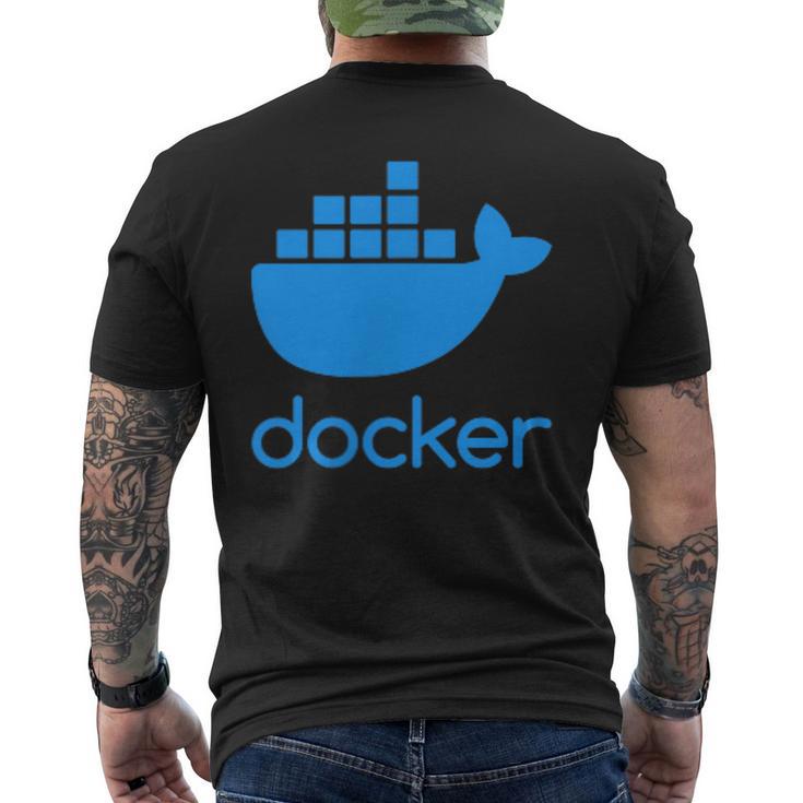 Twoided Docker ソフトウェアプログラミングと開発 メンズTシャツ バックプリント