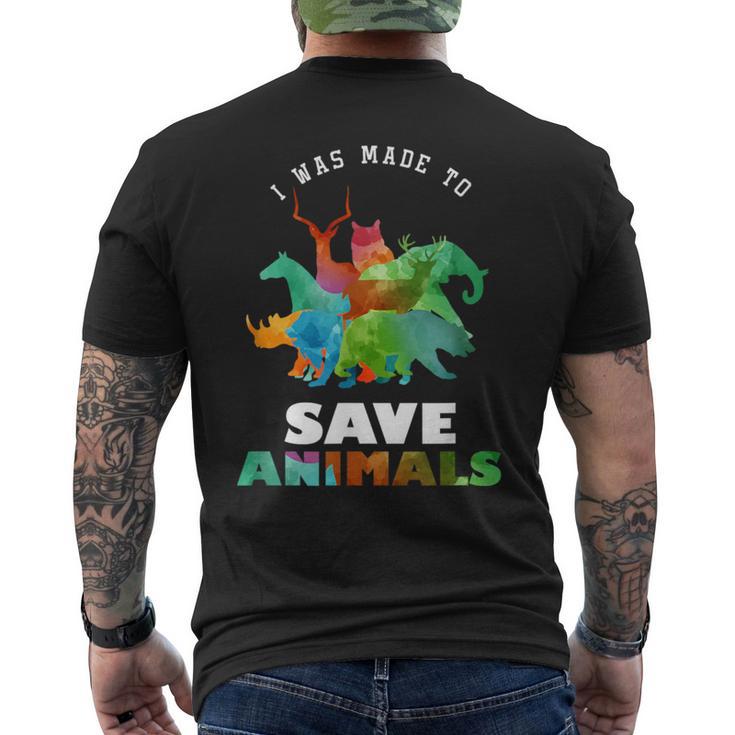 Uneterinario Paraalvar A Un Animal Rescatado Como Camiseta Hombre Estampado Espalda
