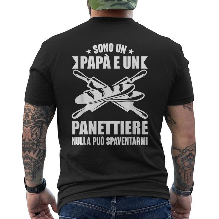 Uomo Baker Divertente Detto Panettiere Fornaio Papà E Panettiere T-shirt da uomo con stampa posteriore