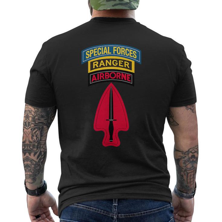 Usasoc シャツ デルタフォース レンジャーsfタブfod-D クラシック メンズTシャツ バックプリント