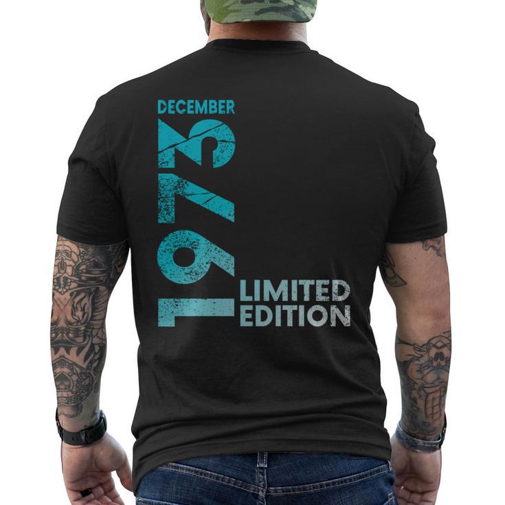 Vintage 50 Birthday I Limited Edition December 1973 長袖tシャツ メンズTシャツ バックプリント