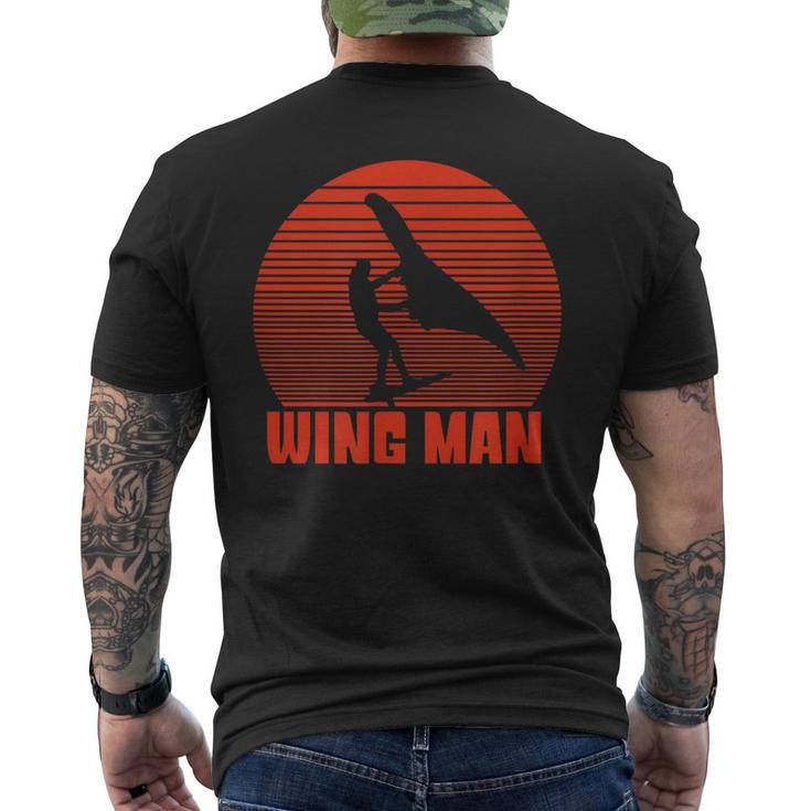 Wingurfer Wing Man ウィングフォイル ウィングサーフィン ウィングフォイラー メンズTシャツ バックプリント