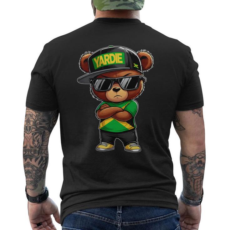 Yardie ジャマイカ ベア ジャマイカ国旗 ジャマイカの服 長袖tシャツ メンズTシャツ バックプリント