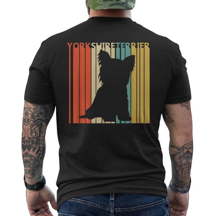 Yorkshire Terrier ヨークシャー・テリア メンズTシャツ バックプリント