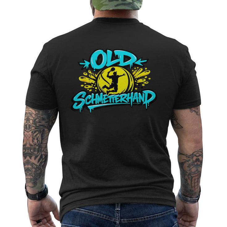 「ファニー・オールド・シュメッターハンド」パデルテニス メンズTシャツ バックプリント