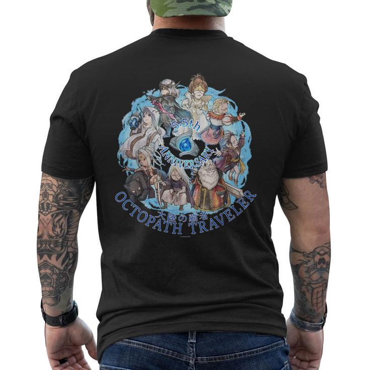 『オクトパストラベラー 大陸の覇者』55周年特製 メンズTシャツ バックプリント