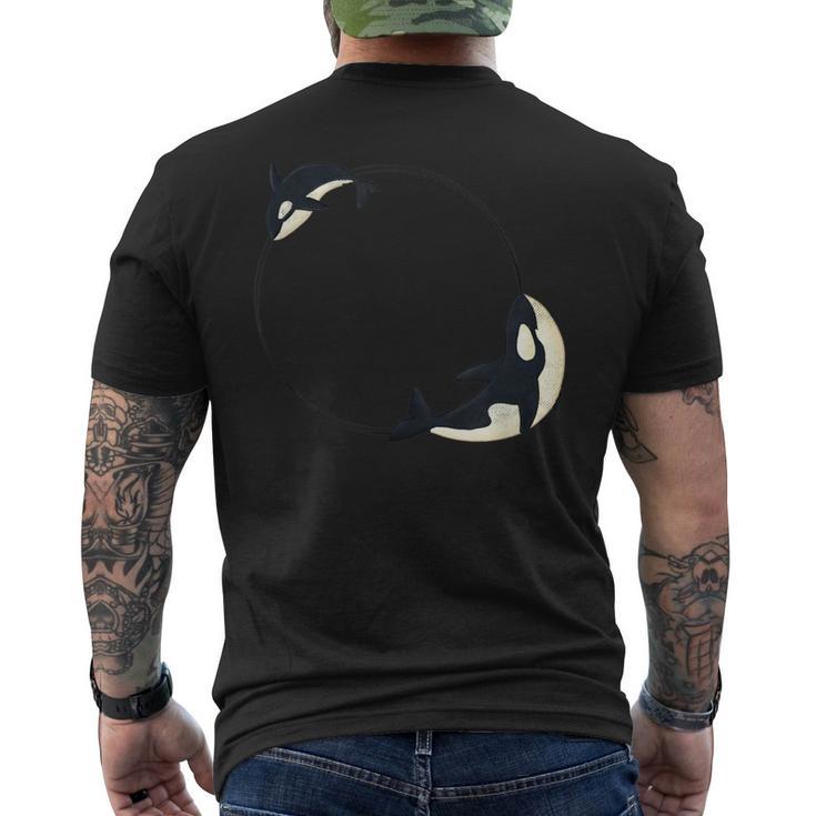 かわいい 海 動物 クジラ シャチ かっこいい メンズ レディース オーカ メンズTシャツ バックプリント
