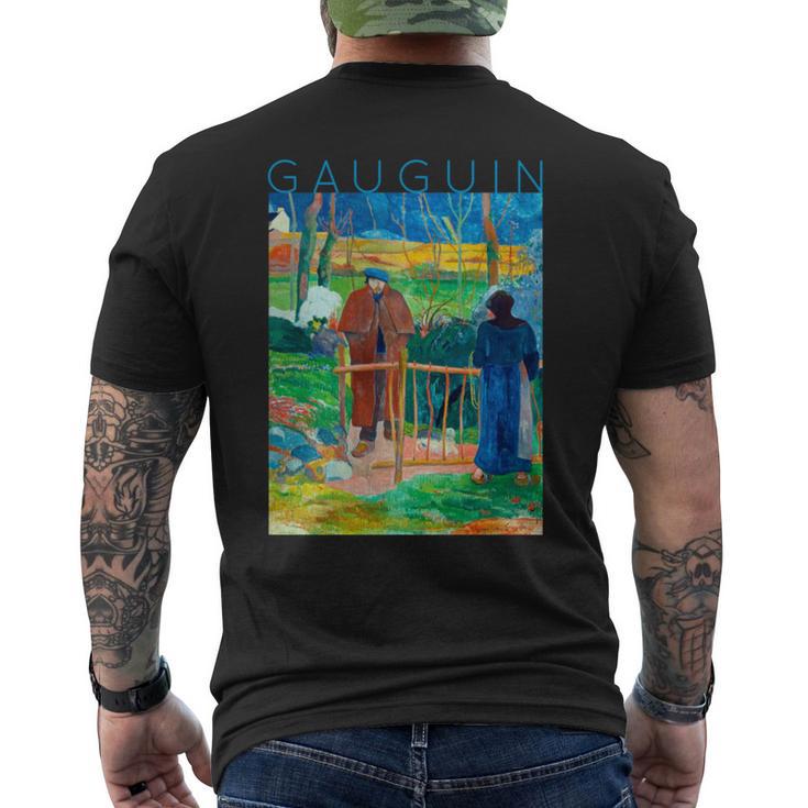 こんにちはゴーギャンさん 長袖tシャツ メンズTシャツ バックプリント