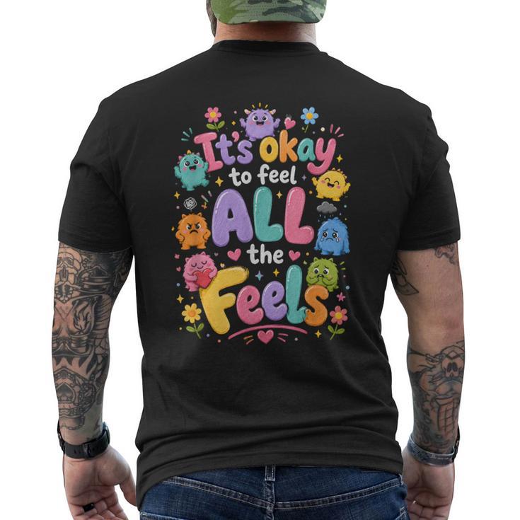 すべてが愛らしい感情的な認識を感じても大丈夫です メンズTシャツ バックプリント