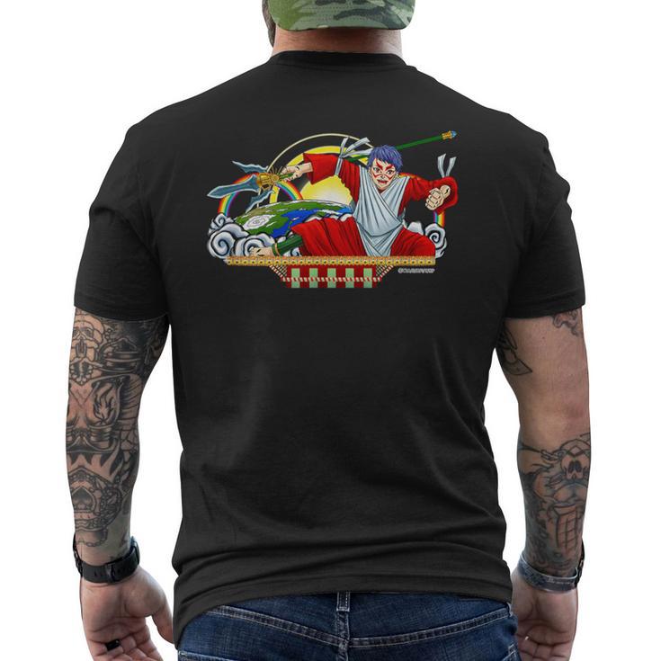 ねぶたデザイン シン メンズTシャツ バックプリント