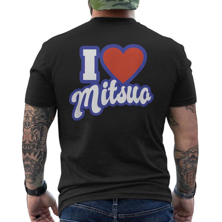 みつおが大好き メンズTシャツ バックプリント