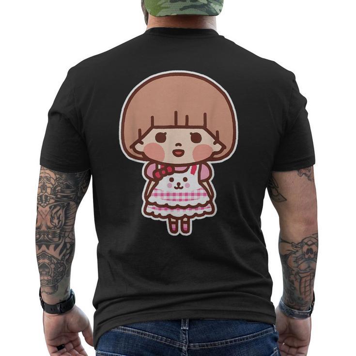 ゆるかわメルちゃん ビッグプリント（表裏） メンズTシャツ バックプリント