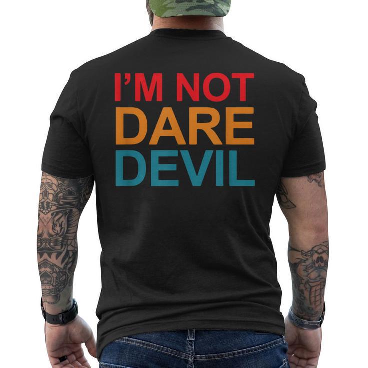 アイム・ノット・デアデビル・アパレル メンズTシャツ バックプリント