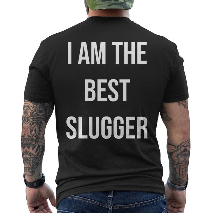アイ・アム・ザ・ベスト・スラッガー 長袖tシャツ メンズTシャツ バックプリント