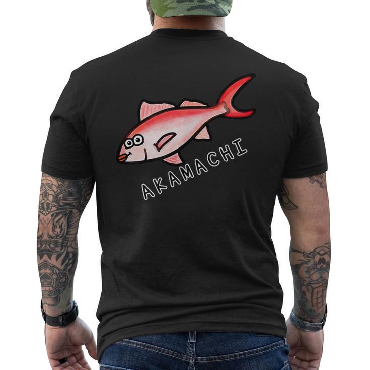 アカマチさん メンズTシャツ バックプリント