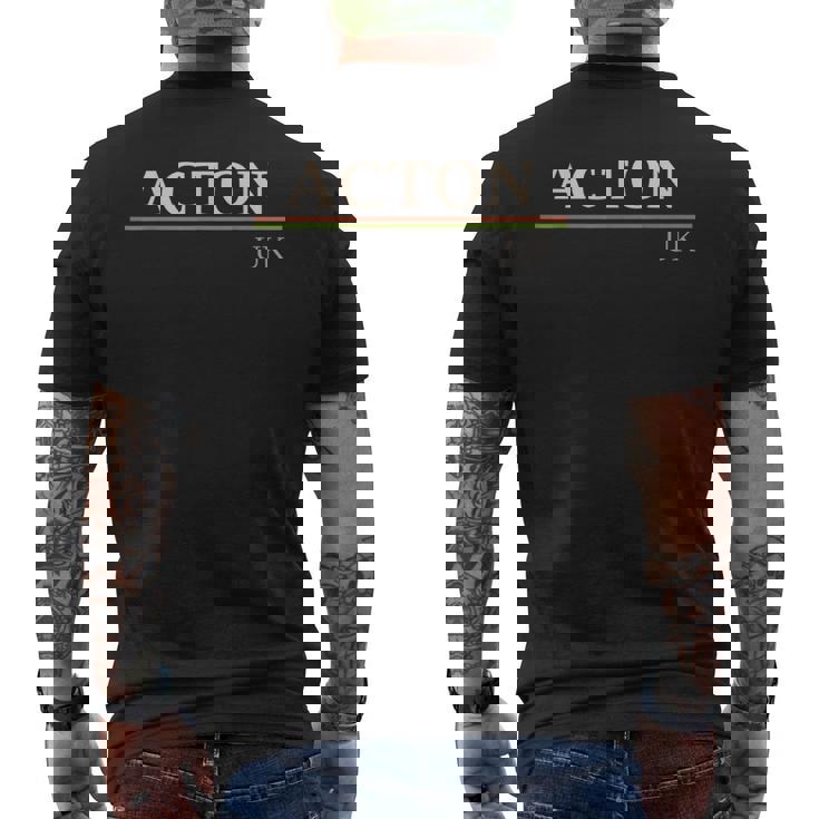 アクトン Uk メンズTシャツ バックプリント