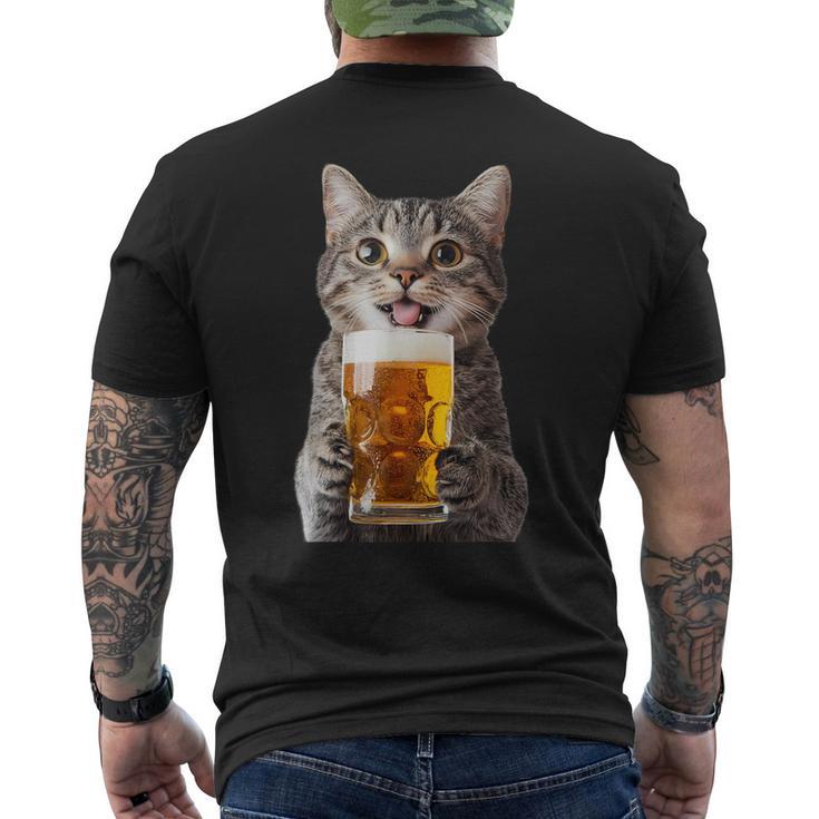 アメリカンショートヘアビール メンズTシャツ バックプリント