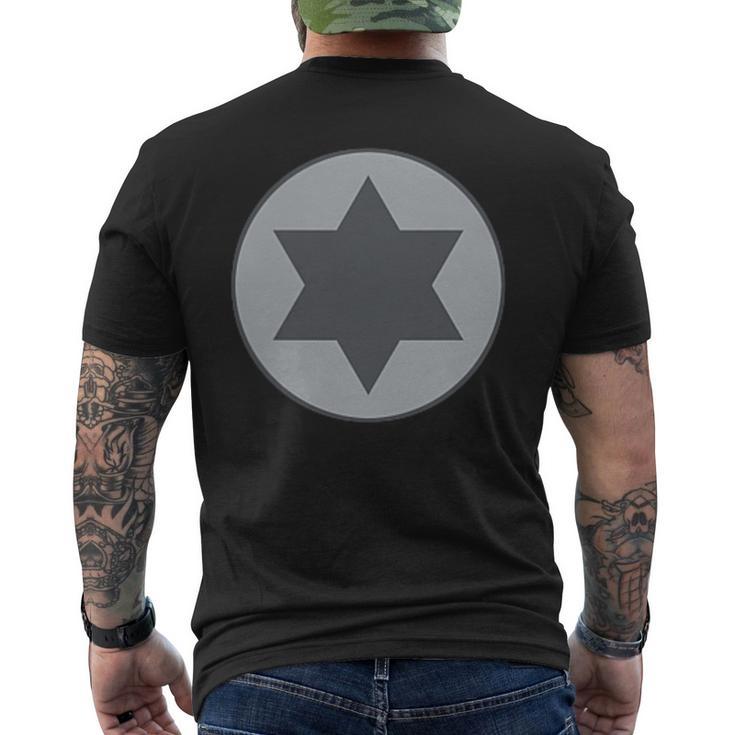 イスラエル空軍 イスラエル防衛隊 ラウンデル ローヴィスバージョン メンズTシャツ バックプリント