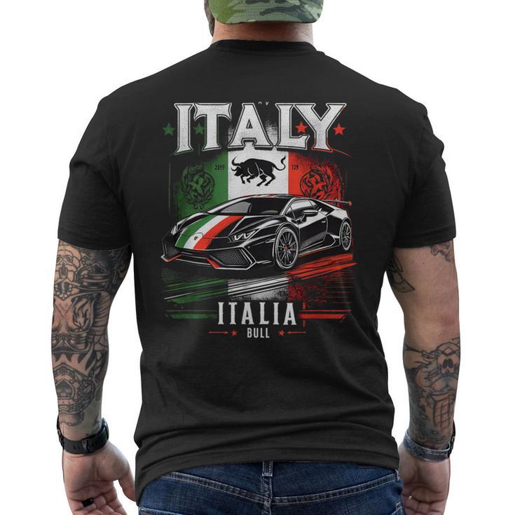 イタリアンブル スー アヴェンタドール メンズTシャツ バックプリント