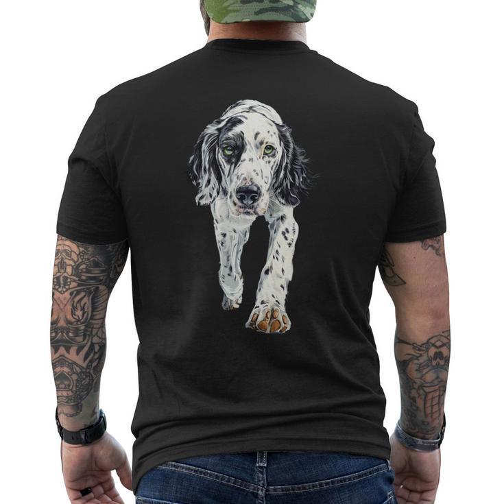 イングリッシュセッター 長袖tシャツ メンズTシャツ バックプリント