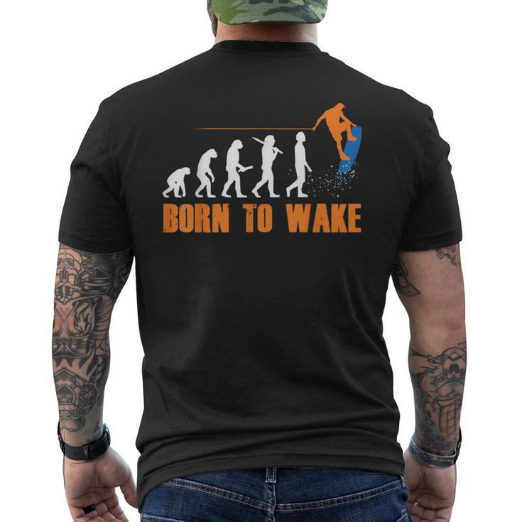ウェイクボードウェイクボーダーウェイクボードフリースタイルウェイクボード メンズTシャツ バックプリント