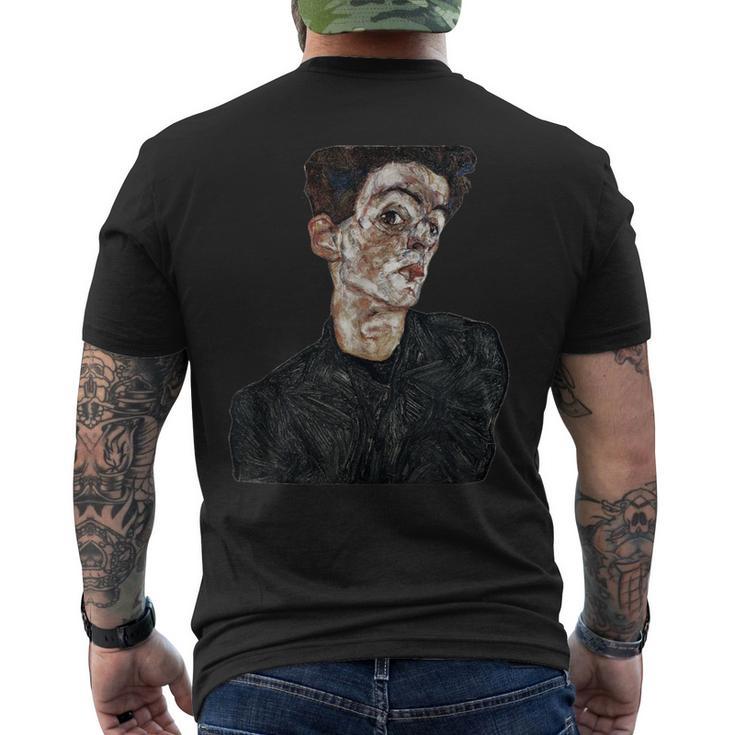 エゴン・シーレ セルフポートレート メンズTシャツ バックプリント
