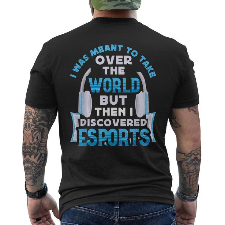 エスポートゲーマー Eスポーツ プロゲーマー メンズTシャツ バックプリント