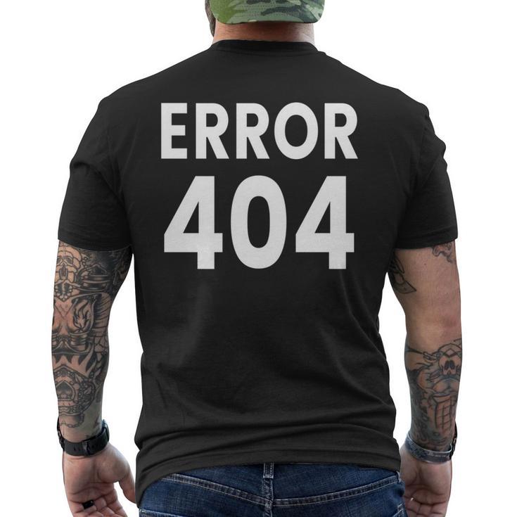 エラー404 長袖tシャツ メンズTシャツ バックプリント