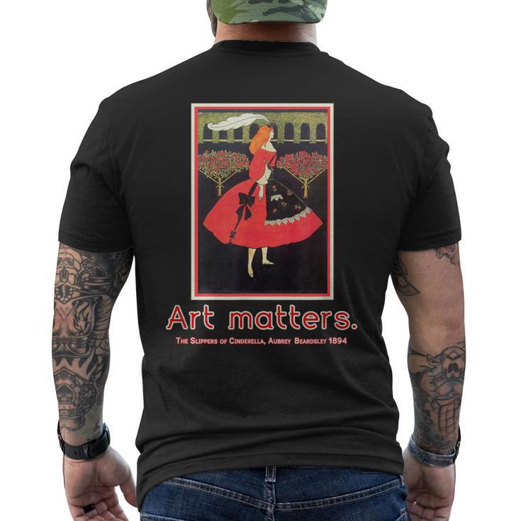 オーブリー・ビアズリーザ・スリッパ メンズTシャツ バックプリント