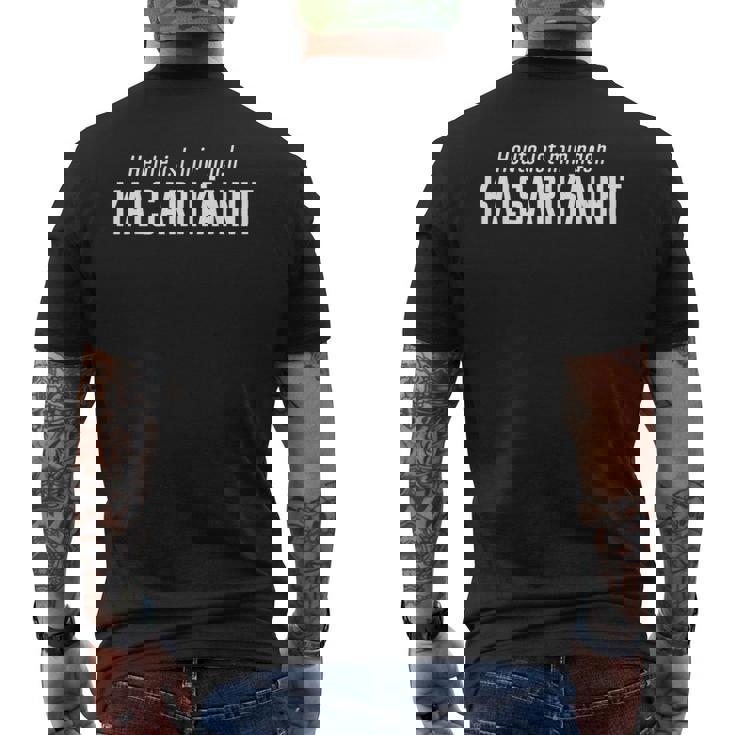 カルサリカンニ メンズTシャツ バックプリント