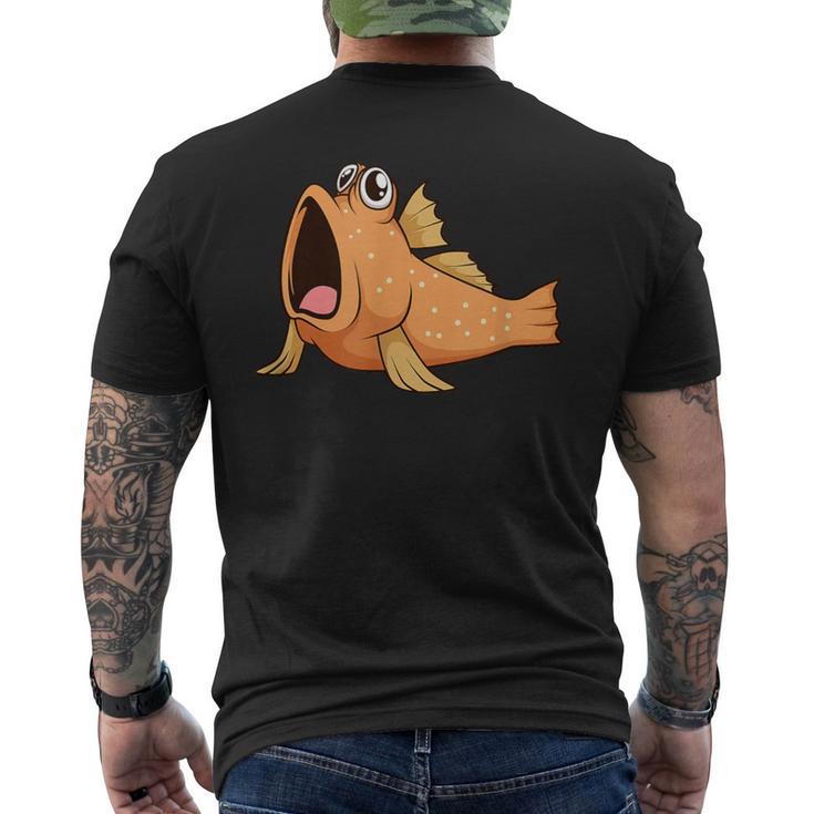 カワイイ ムツゴロウ メンズTシャツ バックプリント