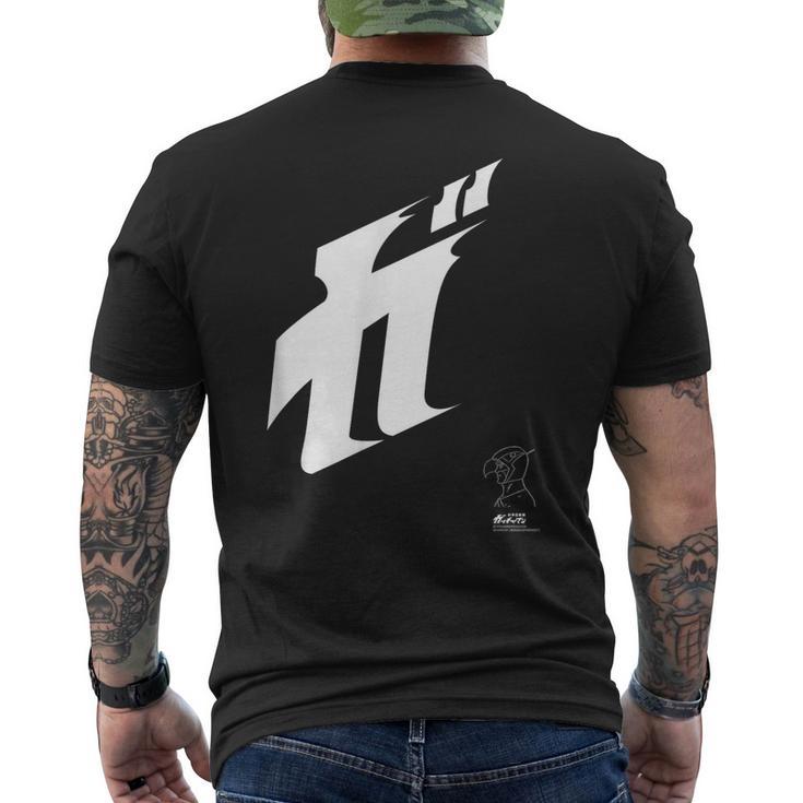 ガッチャマン 「ガ」 メンズTシャツ バックプリント