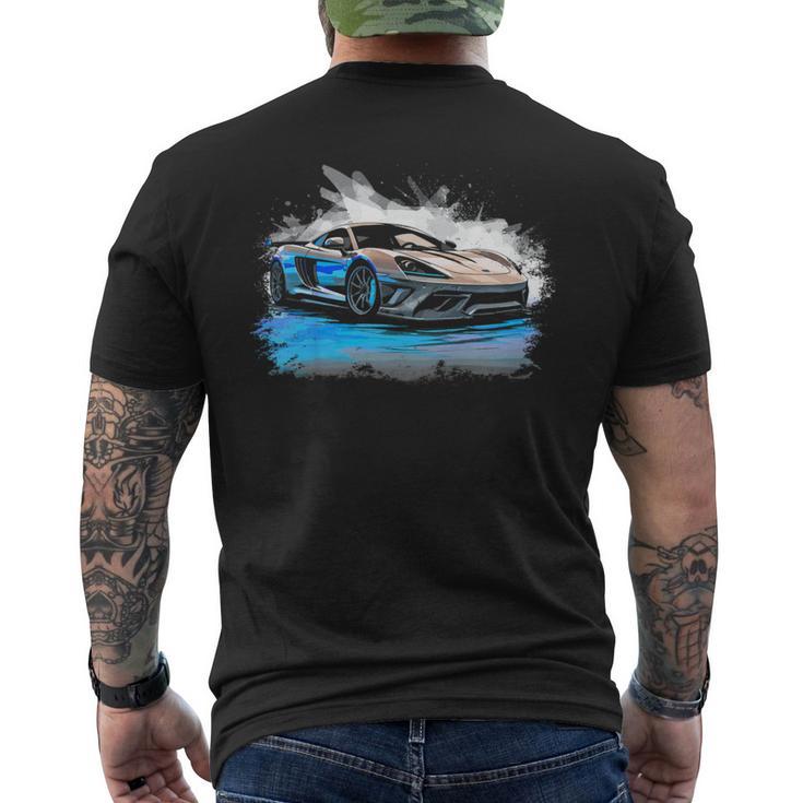 キッズ スポーツカー ボーイズ メンズTシャツ バックプリント