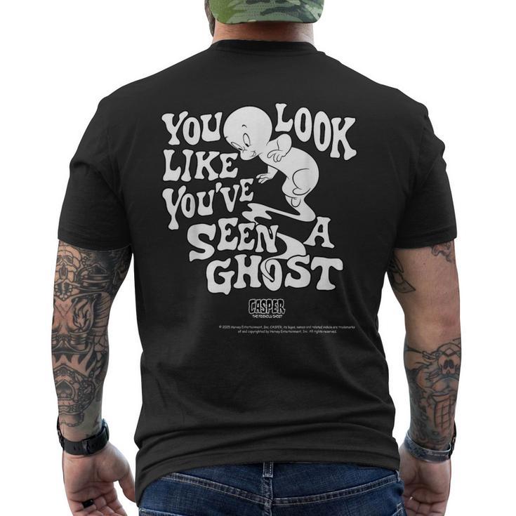 キャスパー映画グッズ You Look Like Ghost メンズTシャツ バックプリント
