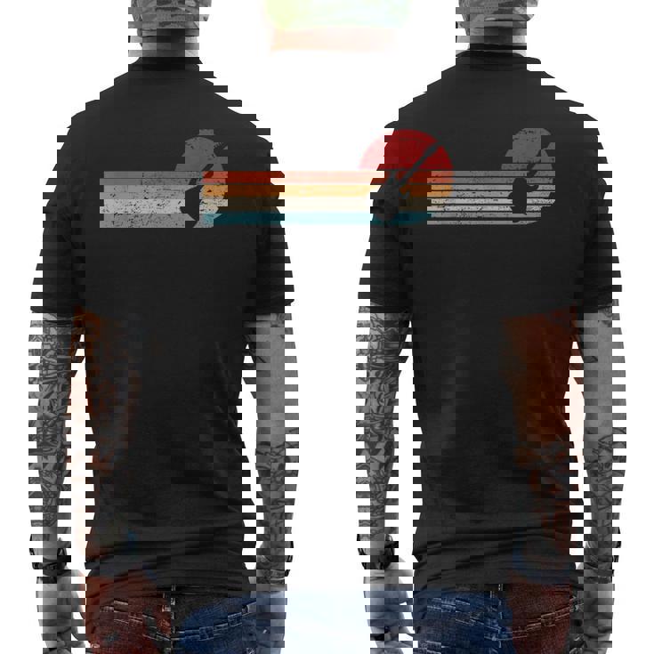 ギタリスト ロック 音楽 バンド ミュージシャン ギター メンズTシャツ バックプリント