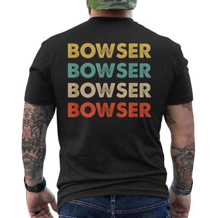 クッパ名 メンズTシャツ バックプリント