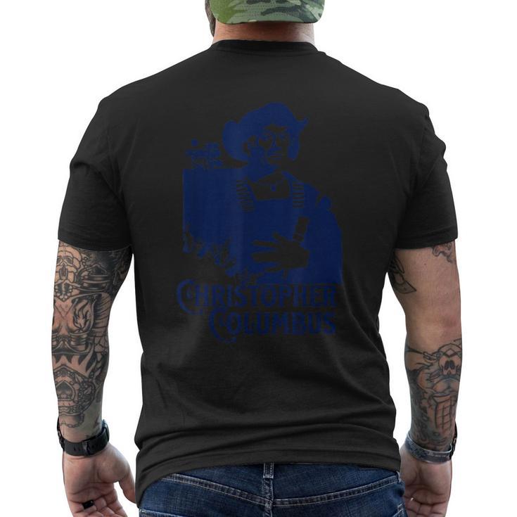 クリストファー・コロンブスの新世界探検家 コロンブス・デイ メンズTシャツ バックプリント