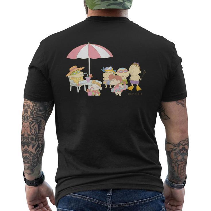 クレヨンしんちゃん カスカベ防衛隊 クールダウン メンズTシャツ バックプリント