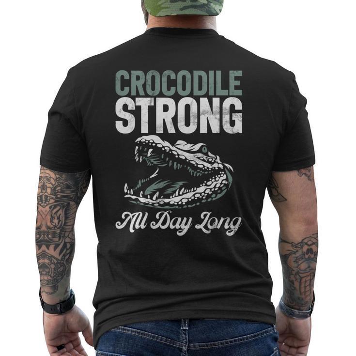 クロコダイル ストロング オールデイ ロング クロコダイル 長袖tシャツ メンズTシャツ バックプリント