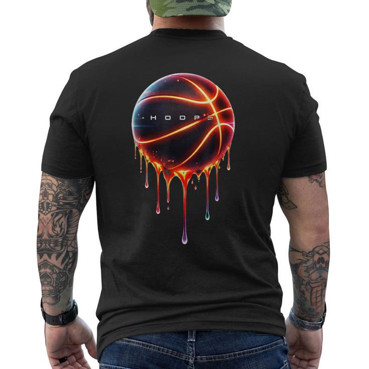 クールなバスケットボール メンズTシャツ バックプリント