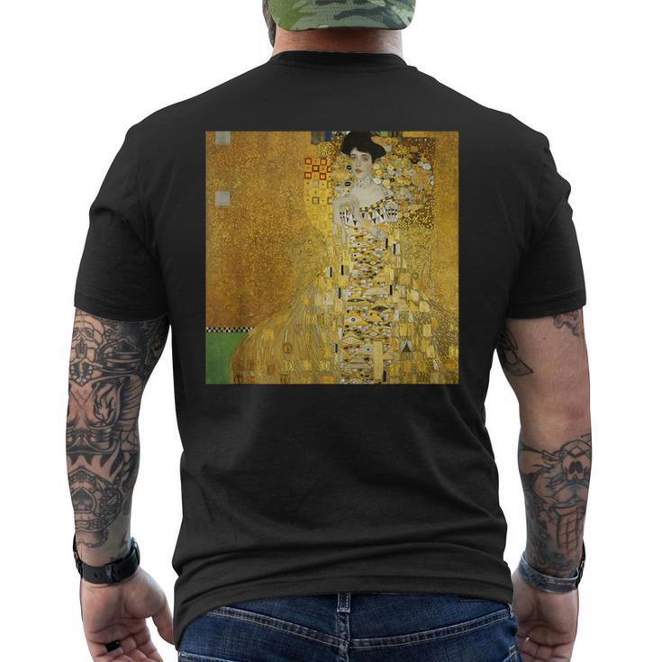 グスタフ・クリムトによるアデル・ブロッホ・バウアー1世の肖像1907 メンズTシャツ バックプリント