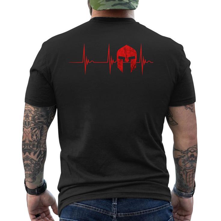 グラディエーター スパルタノ ハートビート インパルス スパルタ メンズTシャツ バックプリント