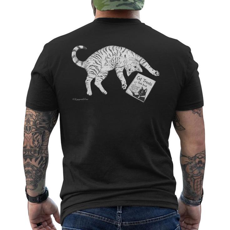 サバトラ猫 へそ天 キジトラ 猫好き おしゃれ かわいい おもしろ レトロ メンズTシャツ バックプリント