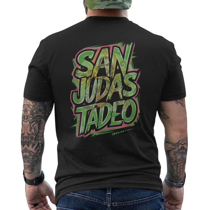 サン・ジューダス・タデオ-プロテクション メンズTシャツ バックプリント