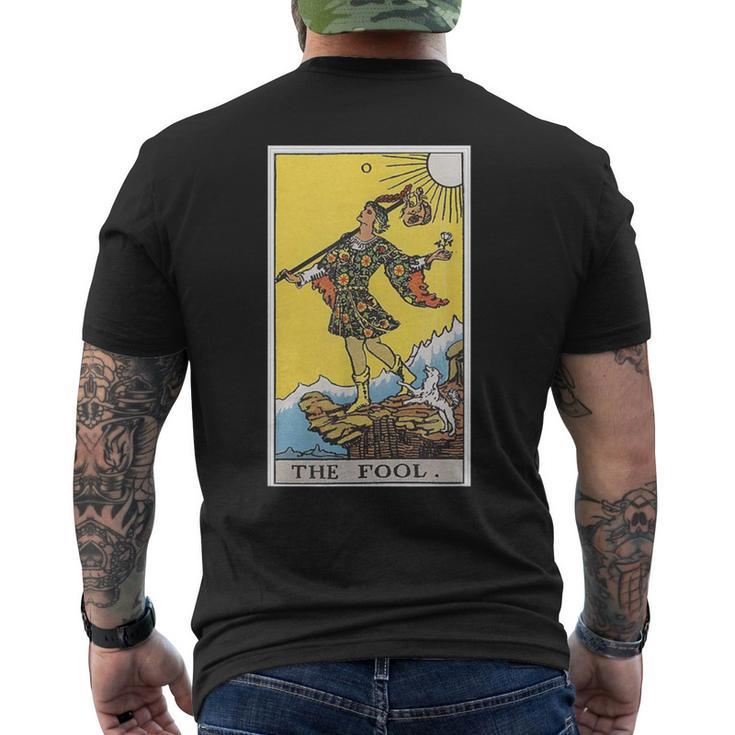 ザ・フール・タロットカード メンズTシャツ バックプリント