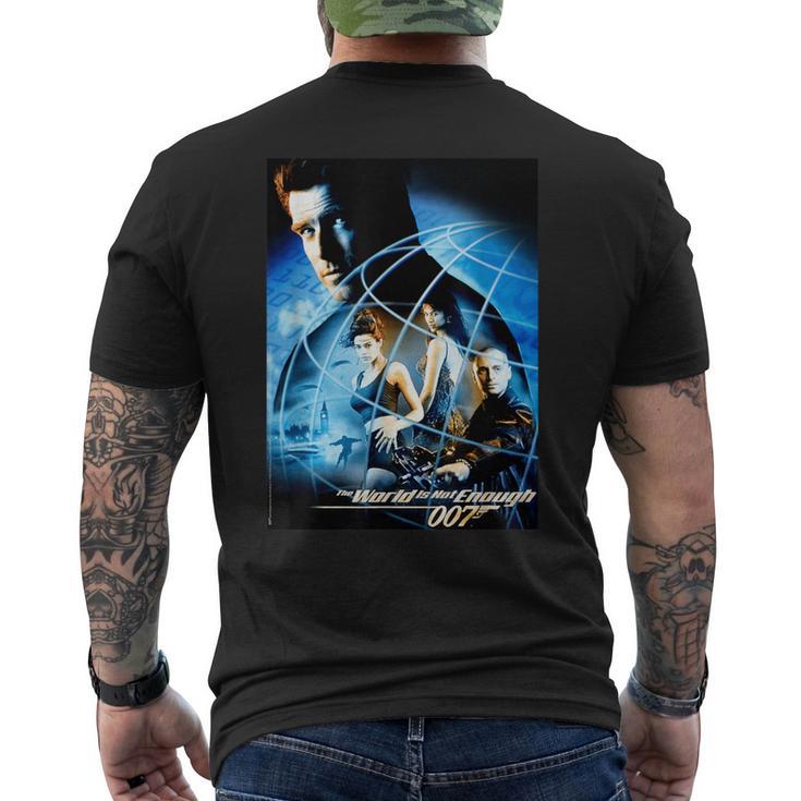 ジェームズ・ボンド 007 The World Is Not Enough メンズTシャツ バックプリント
