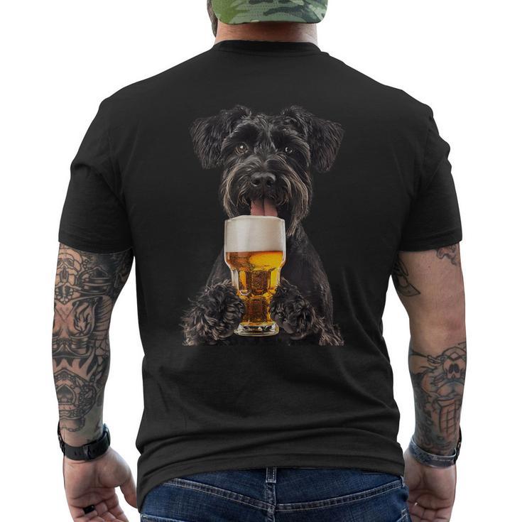 ジャイアントシュナウザービール メンズTシャツ バックプリント
