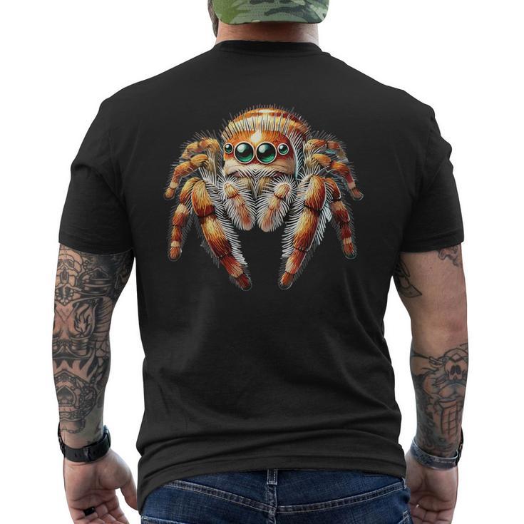 ジャンピングスパイダー メンズTシャツ バックプリント