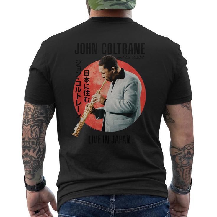 ジョン・コルトレーン ライヴ・イン・ジャパン メンズTシャツ バックプリント