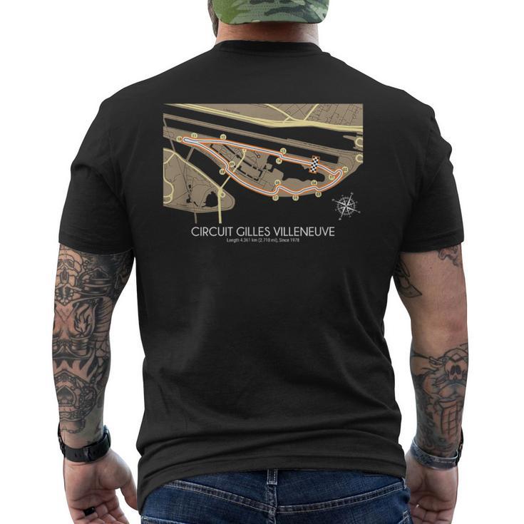 ジル・ヴィルヌーヴ・サーキット・コレクション メンズTシャツ バックプリント